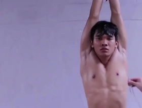 英俊的亚洲Twink提交乳头游戏和束缚 korean athlete gay porn