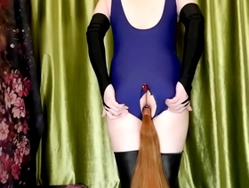 日本角色扮演者穿着泳衣沉迷于独奏游戏与大家伙 best gay hot porn