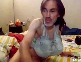 同性恋亚洲交叉压榨机体验与假阳具的强烈肛门 chinese gay twink porn