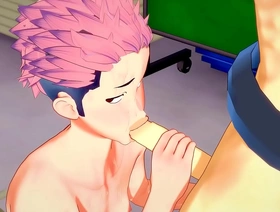 Jujutsukai Senya oi：Shu sy yuji dori geige ts domineta d sakuhana hot gay porn cum