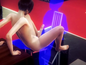 亚洲Femboy在动画视频中以恋物癖和粗糙的性爱主导 japan gay porn vintage