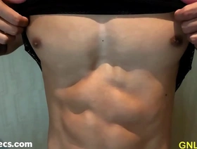 肌肉崇拜会议与诱人的亚洲男人的胸肌和乳头 leo gay porn taiwan